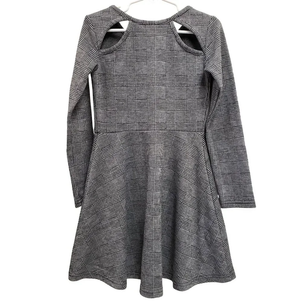 Children's Place Girls Plaid Long Sleeve Dress Size Small 5/6 - Picture 2 of 10